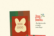 Christmas Backgrounds & Frames, a Decorative Illustration by whiteheartdesign (Thumbnail 16 of 20)