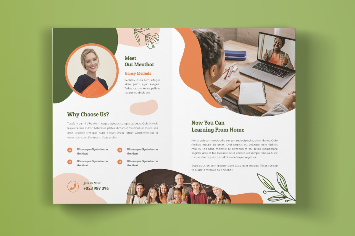 Education Bifold Brochure, a Brochure Template by Rahardi Creative (Photo 3 of 5)