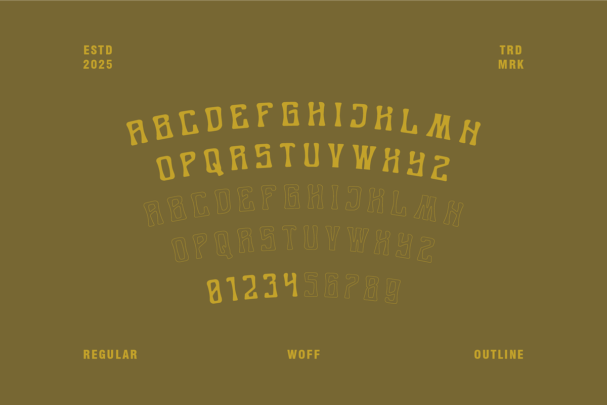 LITHOGRA - Retro Typeface, a Font by Rightwheels (Photo 2 of 11)