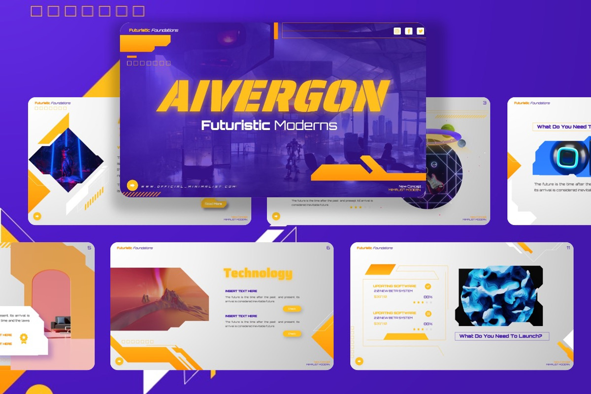 Aivergon - Creative Powerpoint, a Presentation Template by Dhabee (Photo 8 of 8)