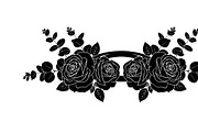 Elegant floral wreath silhouette, an Illustration by Amazin_art (Thumbnail 32 of 41)
