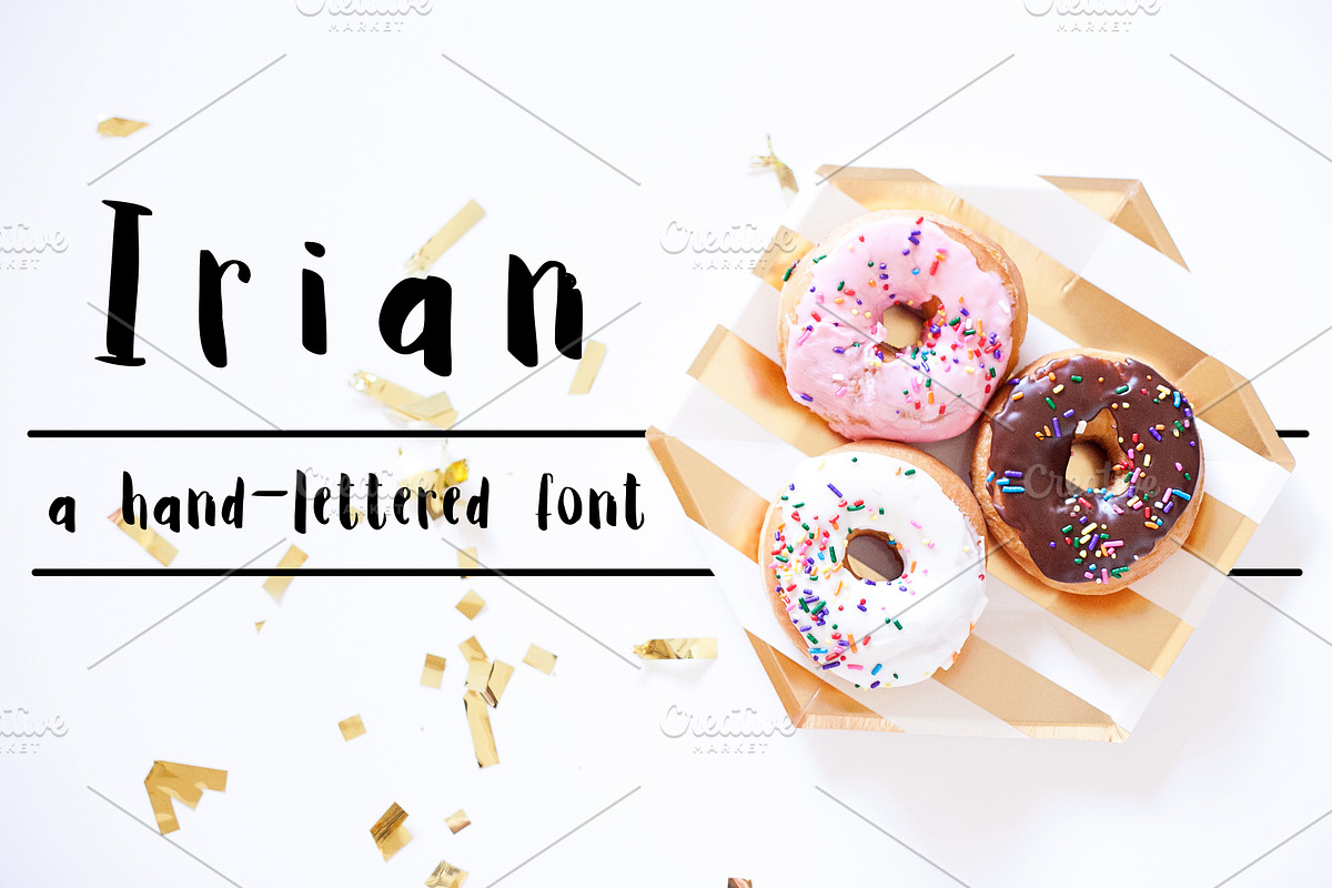 IRIAN Hand Lettered Font