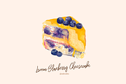 Watercolour Sweet Cakes, an Illustration by Nat (Thumbnail 6 of 6)