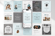 Wellness Carousel Instagram Posts, a Social Media Template by DigiPax (Thumbnail 4 of 11)