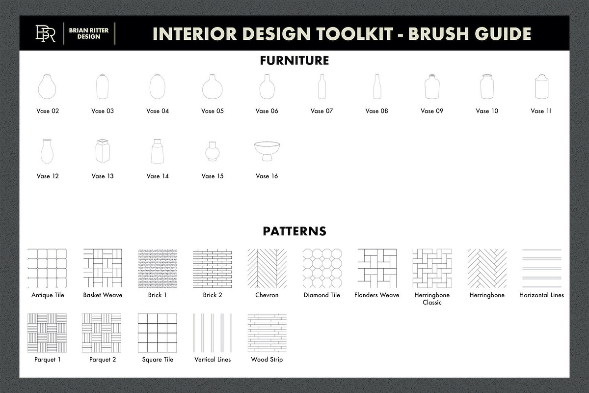 Interior Design Toolkit, a Brush Add-On by Brian Ritter Design (Photo 11 of 13)