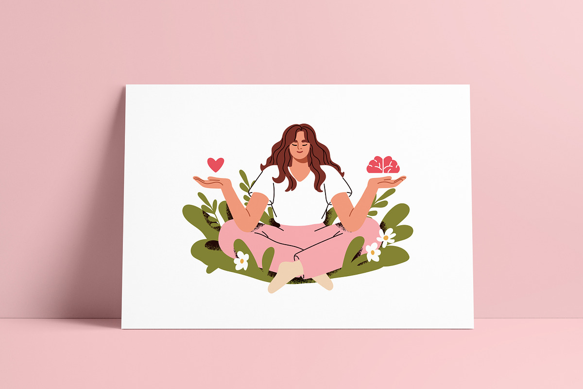 Mental health care concept set, a Person Illustration by Good Studio (Photo 14 of 14)