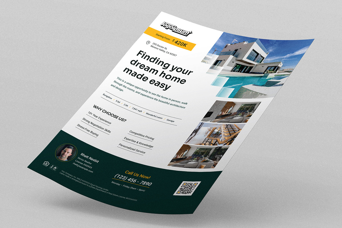 Real Estate Flyer Templates, a Flyer Template by PixelGaze (Photo 13 of 13)