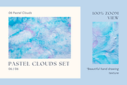 Abstract Backgrounds Pastel Clouds, a Texture Graphic by Olha Kozachenko (Thumbnail 5 of 7)