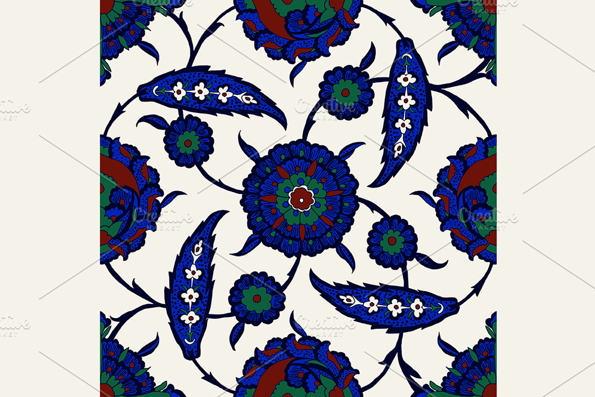 Vector Iznik Collection, a Decorative Illustration by StabuLaRasa illustration (Photo 7 of 7)