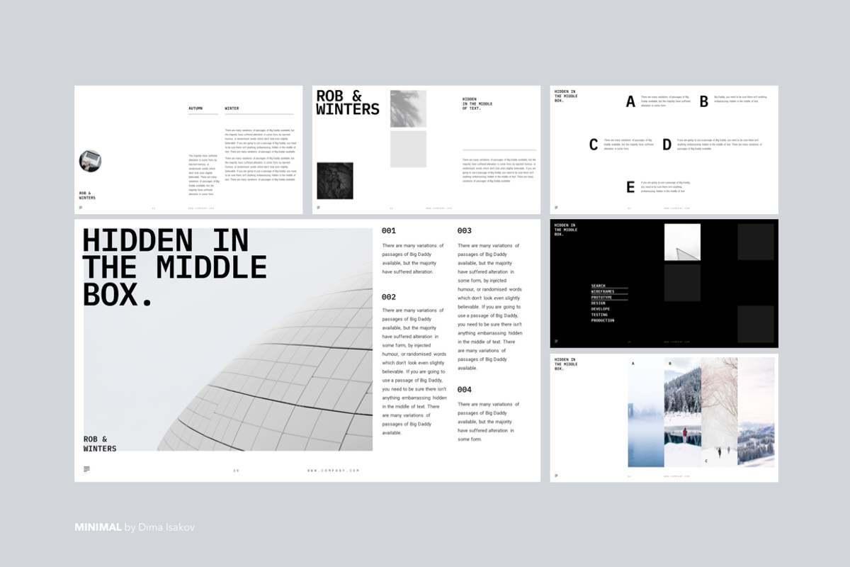 MINIMAL Powerpoint Template, a Presentation Template by Presentations Studio (Photo 10 of 23)