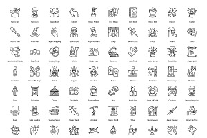 Magic 70 Premium Outline Icons