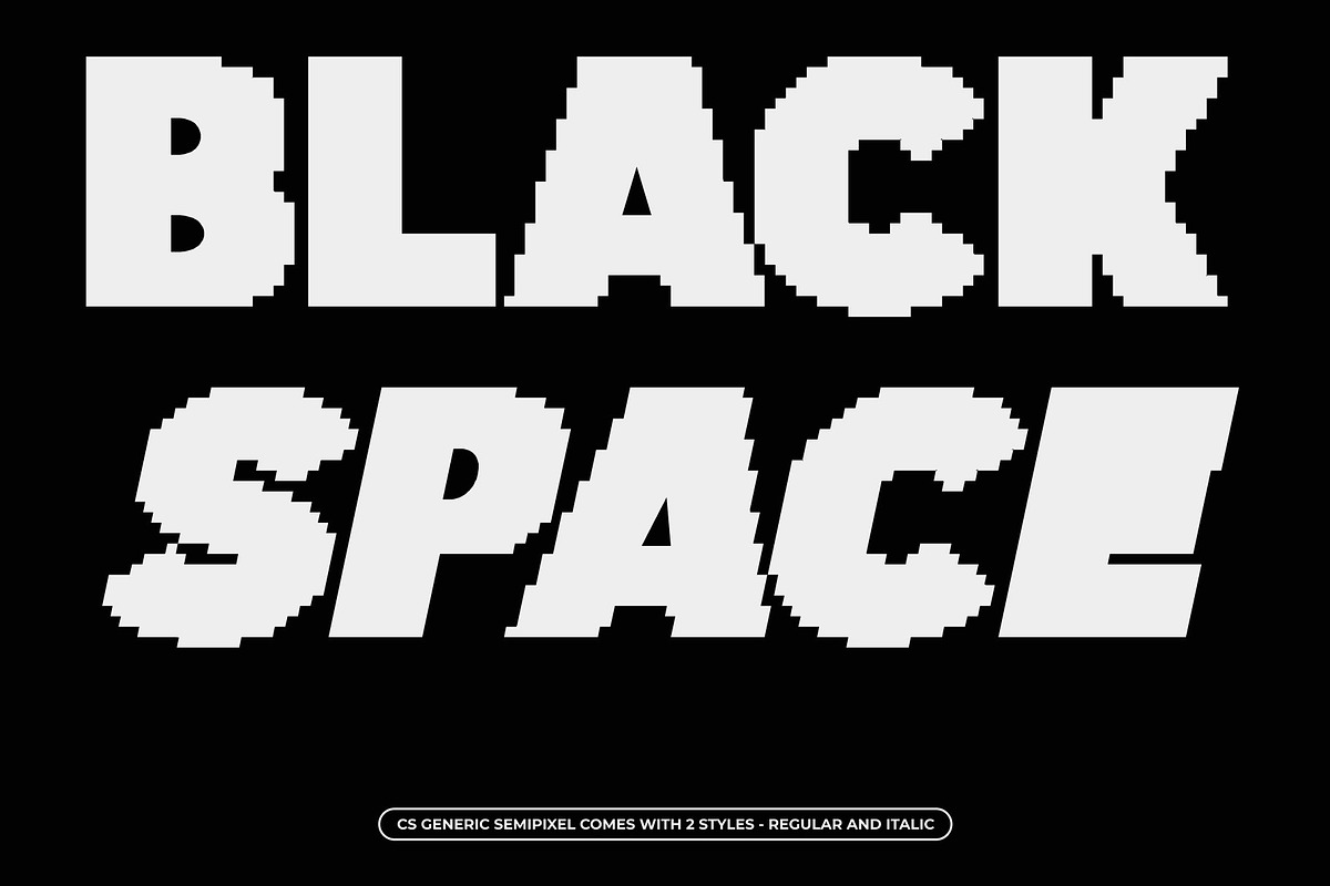 CS Generic Semipixel, a Sans Serif Font by Craft Supply Co. (Photo 2 of 8)