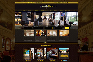 Hotella PSD Template