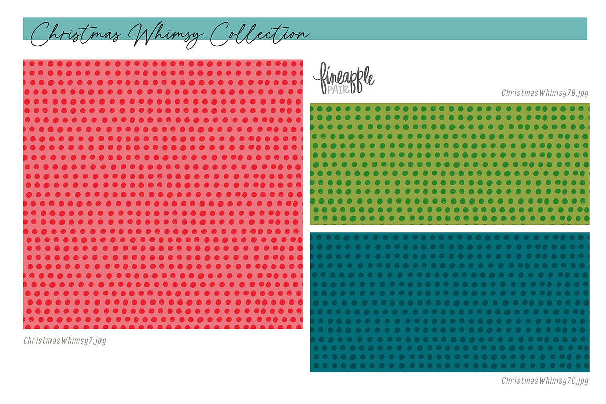Cute Christmas Digital Paper, a Pattern Graphic by FINEAPPLE (Photo 8 of 10)
