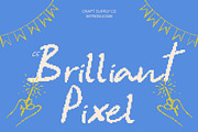CS Brilliant Pixel, a Handwritten Font by Craft Supply Co. (Thumbnail 1 of 8)