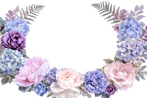 Purple and pink floral mix, a Photo by Beautiful things