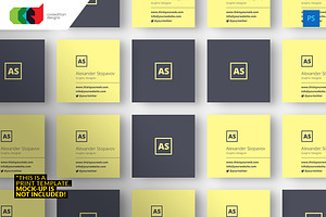 Square Executive - Business Card 61