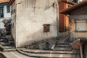 Rustic village stone stairway, an Architecture Photo by SkyNext