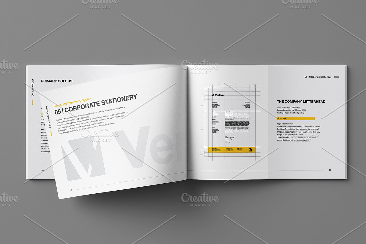 Brand Manual - REAL TEXT, a Brochure Template by Mastergfx (Photo 10 of 16)