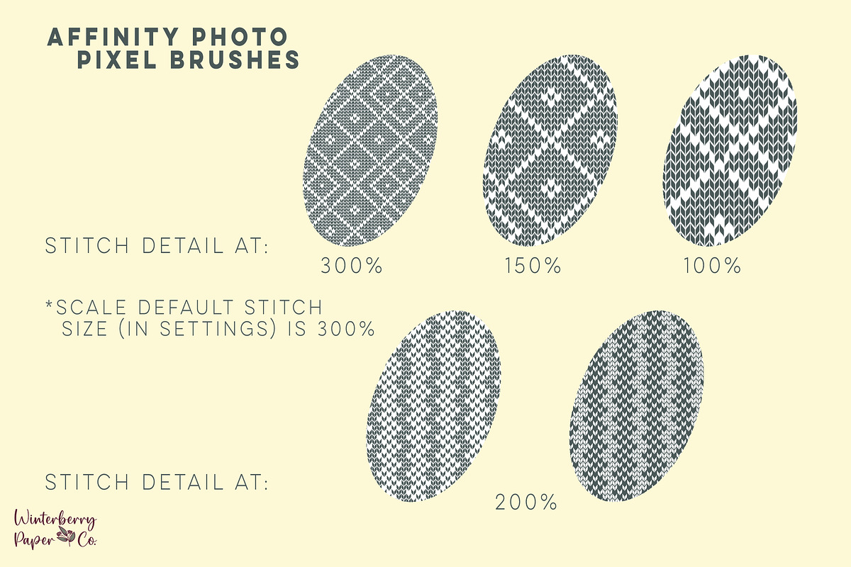Affinity Classic Knit Brushset, a Brush Add-On by Winterberry Paper Co. (Photo 6 of 6)