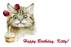 HAPPY BIRTHDAY, KITTY!