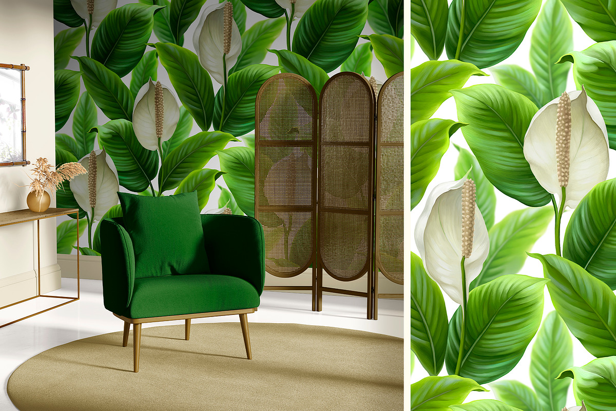 Anthurium flowers, a Pattern Graphic by Sundra (Photo 6 of 15)