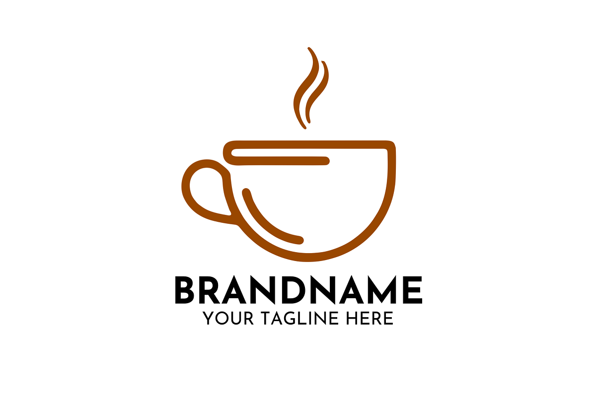 Cafe Coffee Cup Logo Design Vector, a Branding & Logo Template by Megafox Studio (Photo 1 of 2)