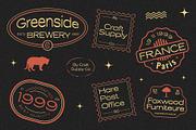 Cenios Vintage, a Sans Serif Font by Craft Supply Co. (Thumbnail 8 of 8)