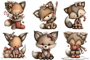 Whimsical Christmas Fluffy Fox PNG, an Illustration by Craft Nest (Thumbnail 9 of 9)