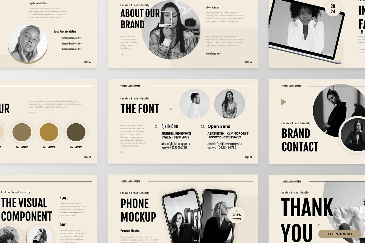 Brand Identity PowerPoint Template, a Presentation Template by MtvtdArt (Photo 4 of 6)