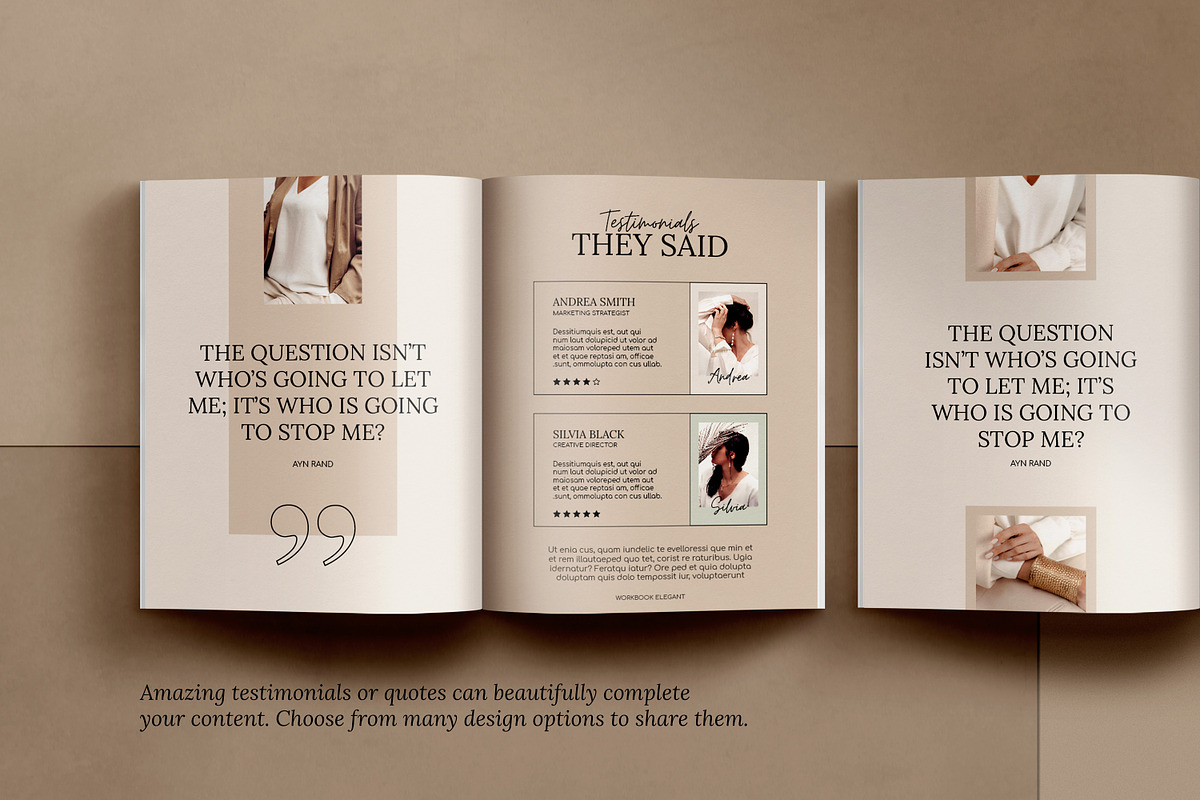 WorkBook Elegant for Course Creators, a Magazine Template by Mirazz (Photo 12 of 26)