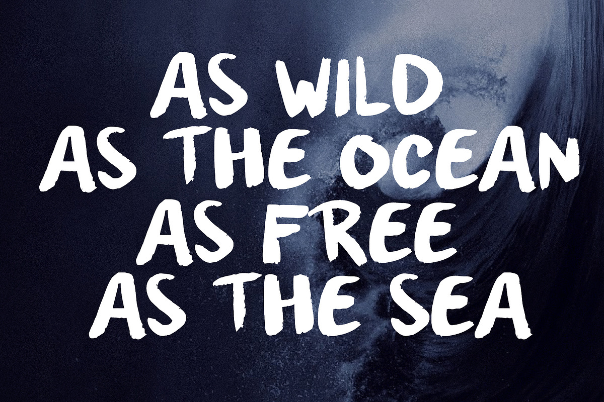 Thunderstorm Handwritten Font, a Font by mpllano14 (Photo 3 of 6)
