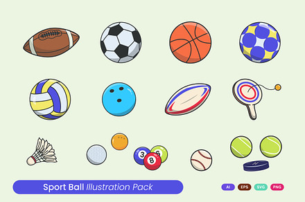 Sport Ball Illustration Pack