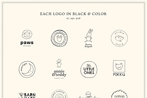 BABY & KIDS Logos Doodles Patterns