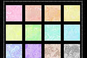 Pastel Marbled Paint Pattern Set, a Pattern Graphic by Gen Aumonier (Thumbnail 2 of 10)
