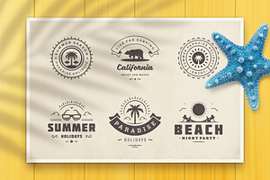 Summer Holidays Badges