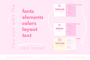 Pink Business Cards Templates, a Business Card Template by Hell Yeah Designs (Thumbnail 4 of 5)