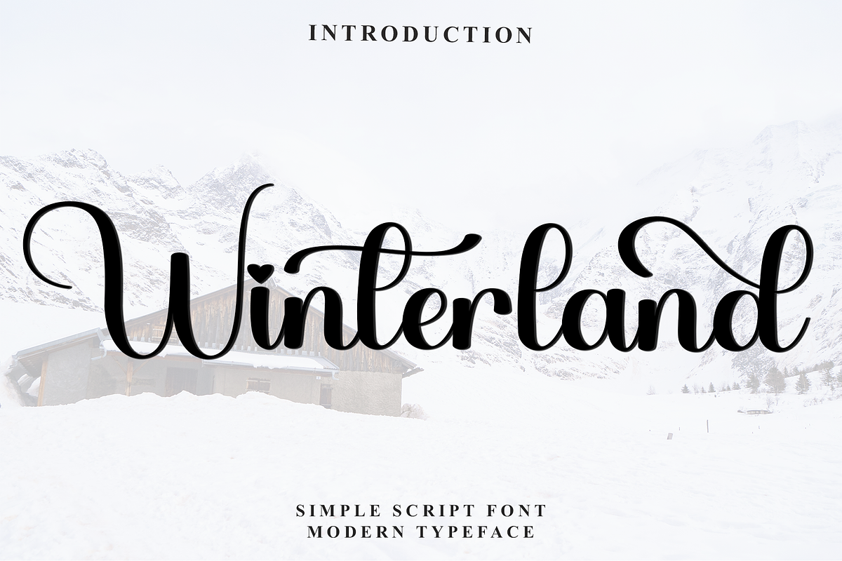 Winterland, a Handwritten Font by FreshTypeINK (Photo 1 of 8)