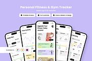 Oeroflow - Fitness Tracker App, an App Template by productype1 (Thumbnail 1 of 5)
