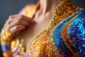 Young girl in glamorous fashion dress, a Beauty & Fashion Photo by AlyaAnd