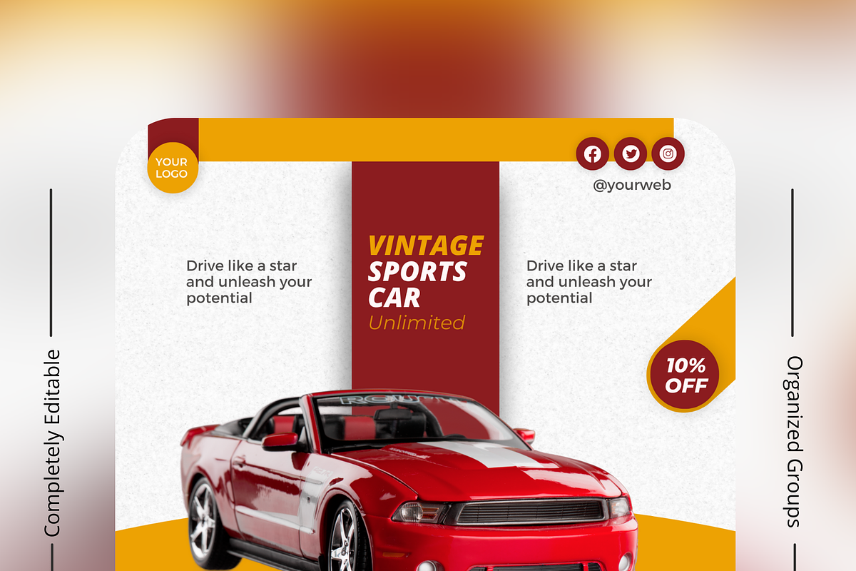 Automotive & Tech Design Templates I, a Social Media Template by Exceptionalways (Photo 35 of 36)