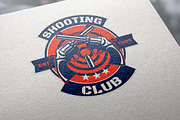 Vector Set of Shooting Club Badges, an Object Graphic by bazzier_graphik (Thumbnail 4 of 5)