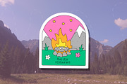 Retro Stickers Adventure Set, a Sport Illustration by T Bild (Thumbnail 4 of 5)