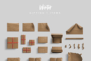 Winter Scene Creator Bundle, a Books & Magazine Mockup by Custom Scene (Thumbnail 18 of 32)