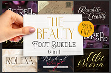 The Beauty Font Bundle | 6 in 1