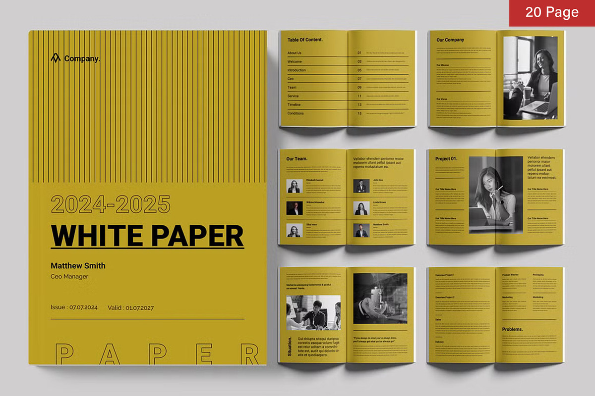 White Paper Bundle, a Brochure Template by ContestDesign (Photo 13 of 30)