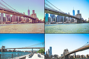 New York Bridges /25 pics, a Background Graphic by tydla (Thumbnail 4 of 9)