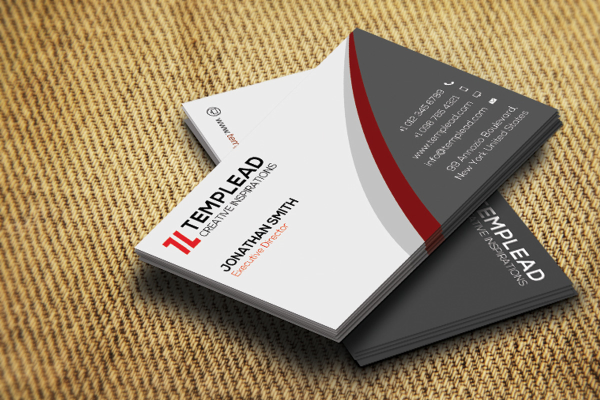 Corporate Business Card SE0301, a Card Template by annozio (Photo 2 of 2)