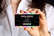Pastel Neon Business Card, a Business Card Template by SunshineStudioBoutique (Thumbnail 7 of 9)