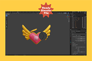 3D Valentine's Day Podium, a 3D by Dudukbersama (Thumbnail 3 of 4)